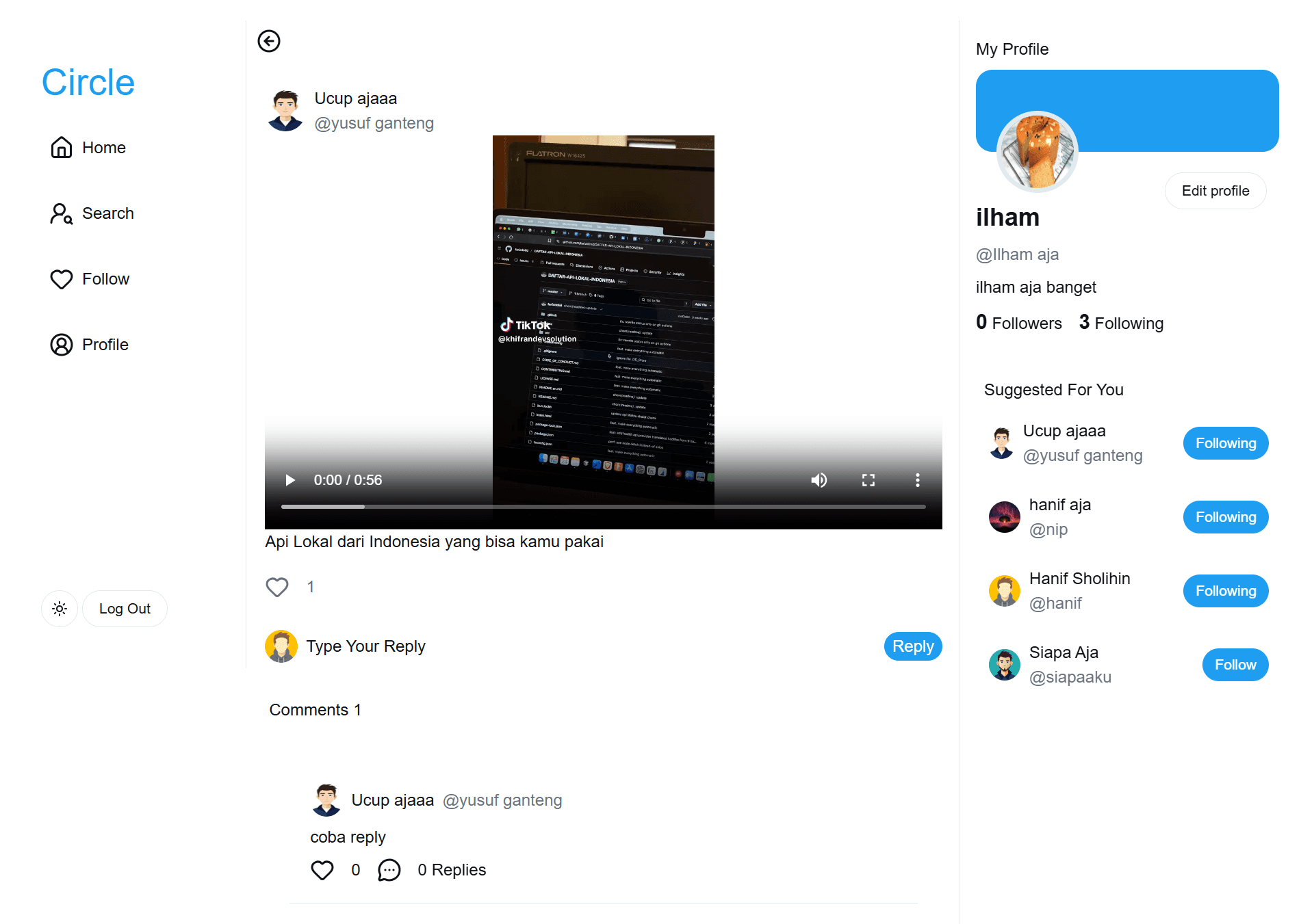 Real-time Social Media screenshot 1