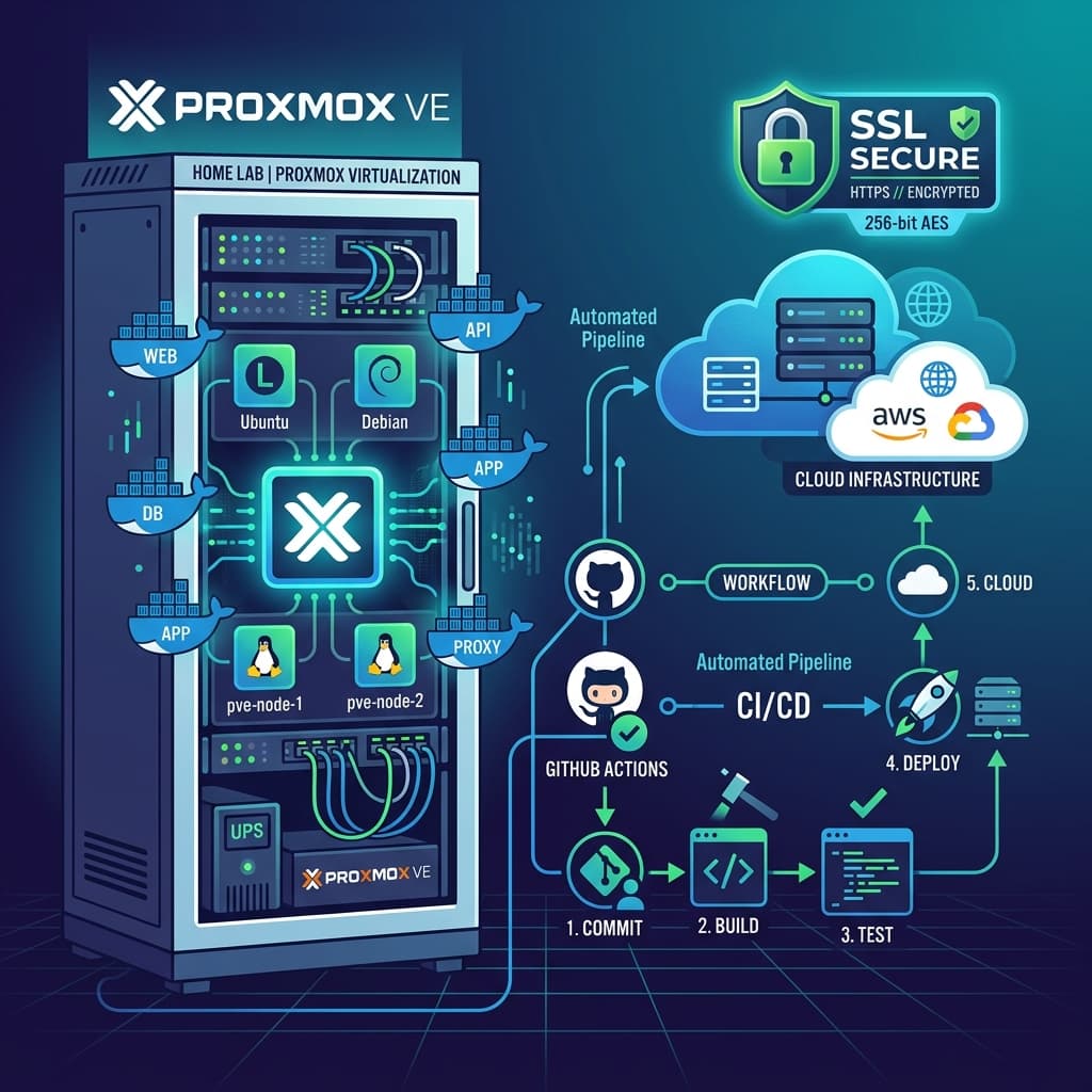 Home Server Infrastructure & CI/CD Pipeline screenshot 1